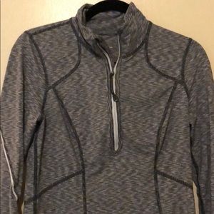 Heathered gray Zella quarter zip